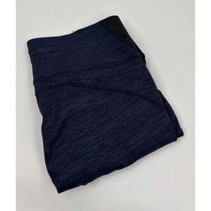 Outdoor Voices M Nylon‎ Blue/Black Cropped Mid-Rise Athletic Leggings